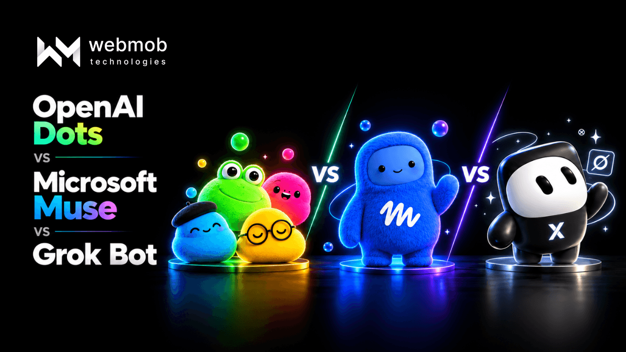 OpenAI Dots vs Microsoft Muse vs Grok Bot: How AI Is Moving Beyond Chatbots